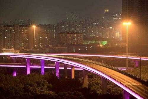 广州主城区5条立交桥将照明改造